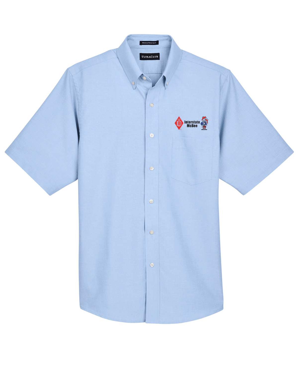 Oxford Shirt -short sleeve – IM204 | Interstate McBee, LLC Apparel ...
